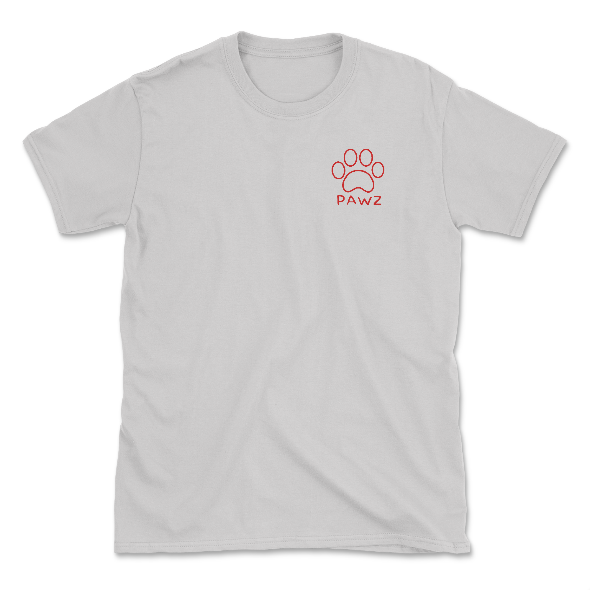 Hawaii Flag Paw (Adult Short Sleeve T-Shirt)