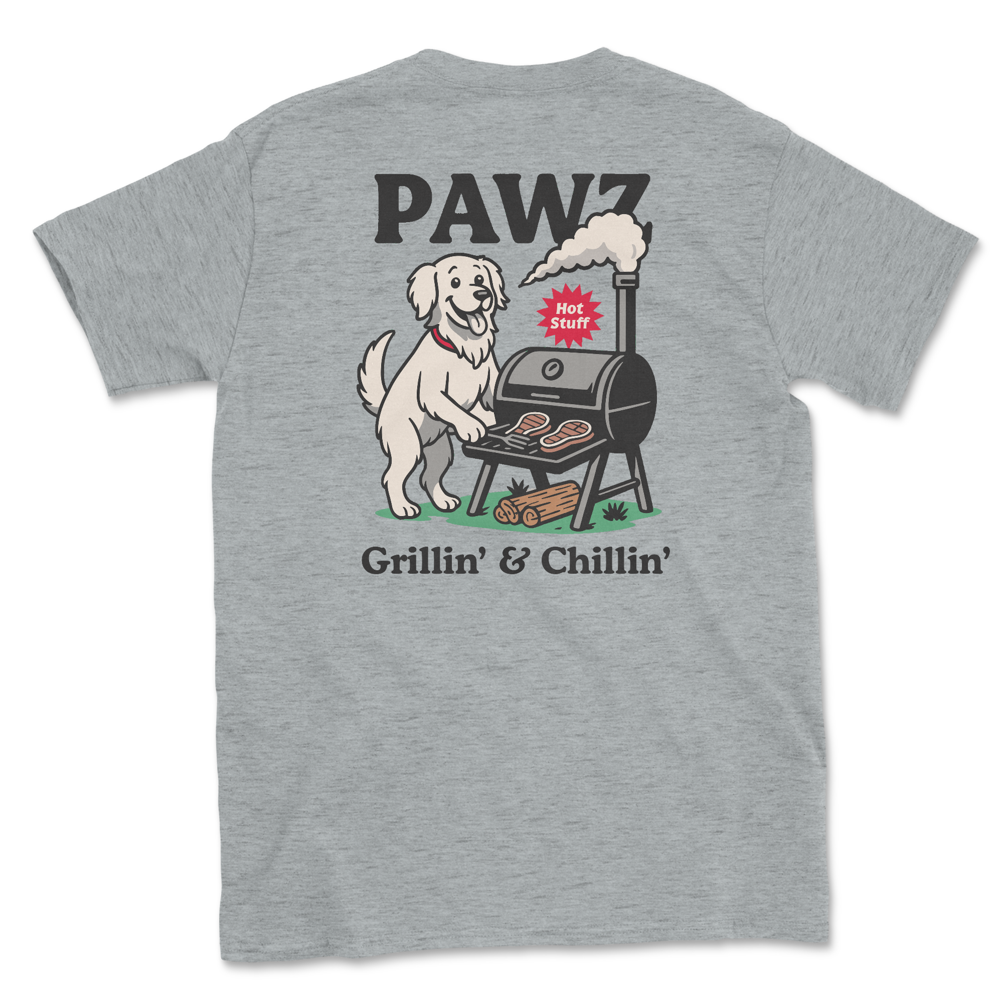 Grillin' & Chillin' (Adult Short Sleeve T-Shirt)