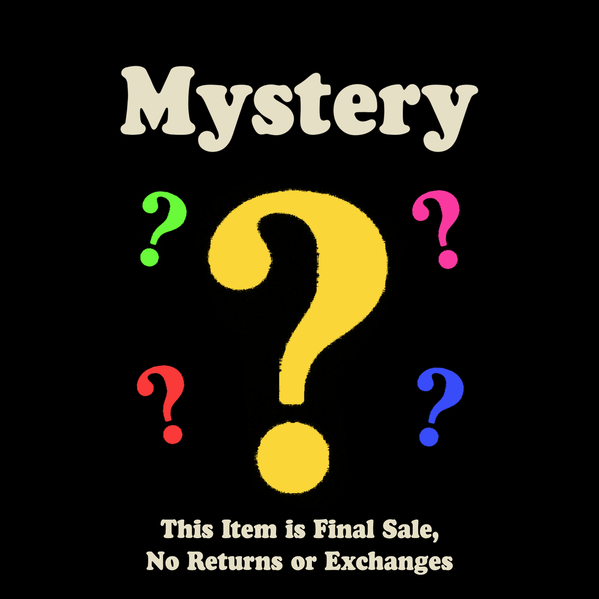 Mystery (Adult Short Sleeve T-Shirt) (Only $9.99) (Final Sale, No Returns Or Exchanges)