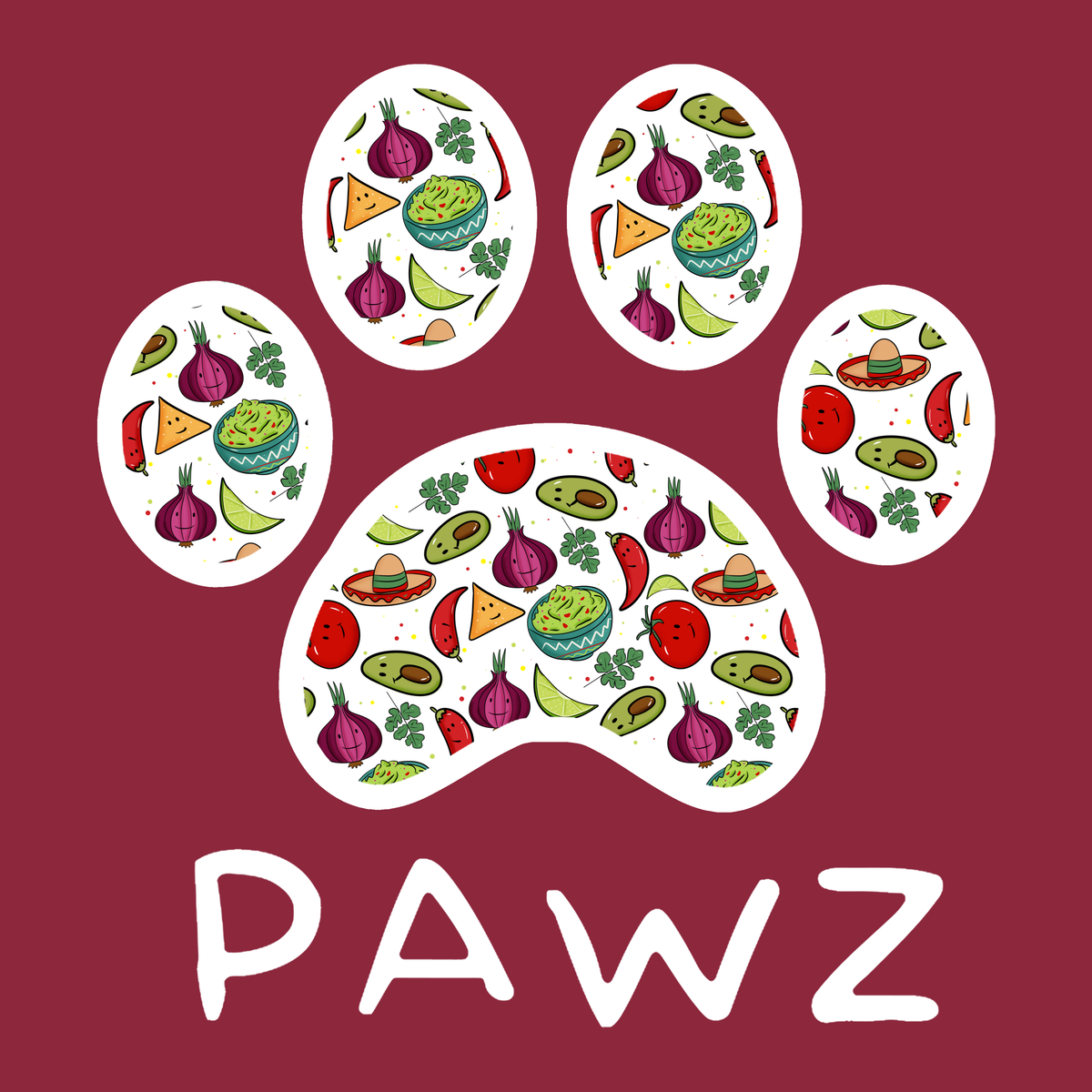 Chips & Salsa Pawz (Adult Short Sleeve T-Shirt)