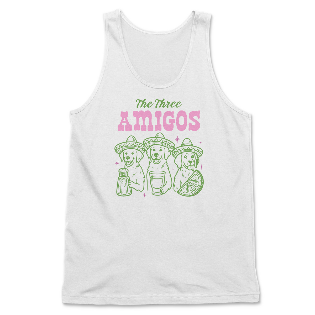 Three Amigos - (Front Print) (Adult Tank Top)