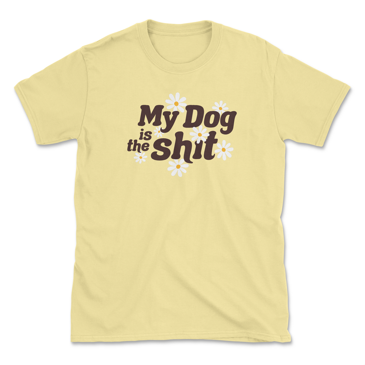 My Dog (Front Print) (Adult Short Sleeve T-Shirt)