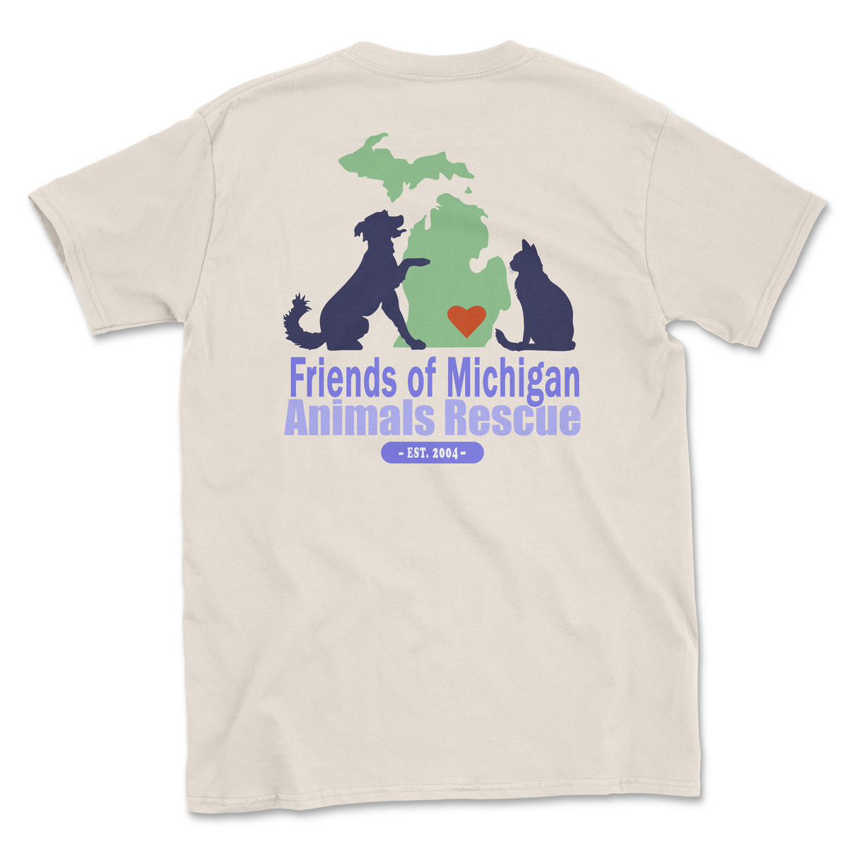 Logo - Natural (Adult Short Sleeve T-Shirt)